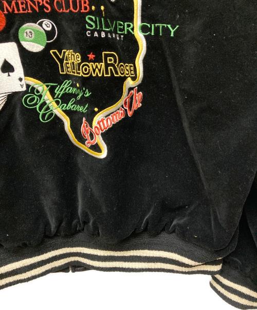 MINEDENIM（マインデニム）MINEDENIM (マインデニム) Texas Stripclubs Reversible Souvenir JKT ブラック サイズ:SIZE 3の古着・服飾アイテム