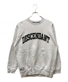 DESCENDANT（ディセンダント）の古着「アーチロゴスウェット」｜グレー