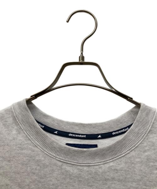 DESCENDANT（ディセンダント）DESCENDANT (ディセンダント) アーチロゴスウェット グレー サイズ:SIZE 3の古着・服飾アイテム