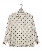 WACKO MARIAワコマリア）の古着「ドット柄シャツ」｜ホワイト