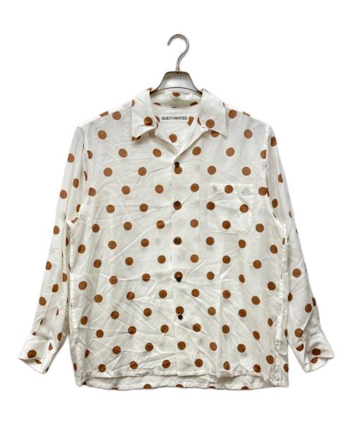 WACKO MARIA（ワコマリア）WACKO MARIA (ワコマリア) ドット柄シャツ ホワイト サイズ:Lの古着・服飾アイテム