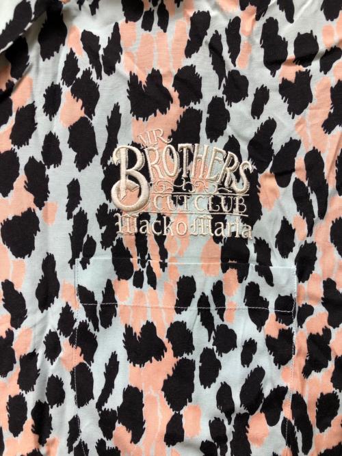 WACKO MARIA（ワコマリア）WACKO MARIA (ワコマリア) MR.BROTHERS ヒョウ柄レーヨンシャツ ブルー サイズ:XLの古着・服飾アイテム