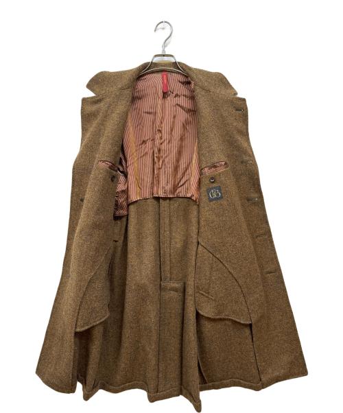 ernesto（エルネスト）ernesto (エルネスト) E1 ツイードコート ブラウン サイズ:48の古着・服飾アイテム