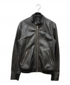 LOVELESSラブレス）の古着「レザージャケット」｜ブラック