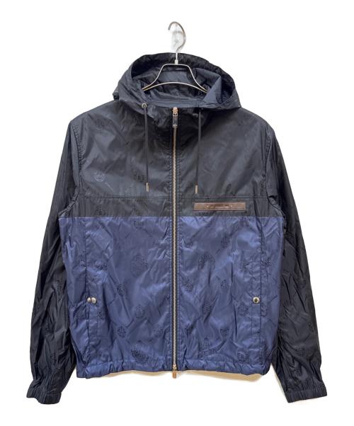 Berluti（ベルルッティ）Berluti (ベルルッティ) ナイロンジップアップパーカー ネイビー サイズ:R46の古着・服飾アイテム