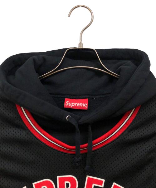 SUPREME（シュプリーム）SUPREME (シュプリーム) 21SS basketball jersey hooded sweatshirt ブラック サイズ:Smallの古着・服飾アイテム