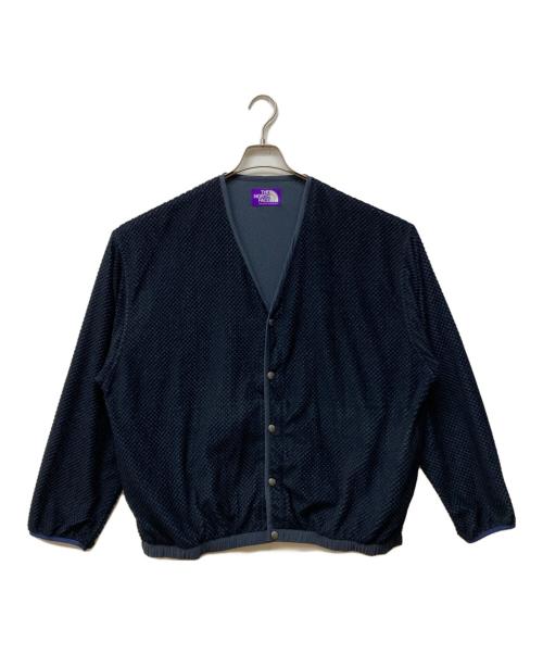 THE NORTHFACE PURPLELABEL（ザ・ノースフェイス パープルレーベル）THE NORTHFACE PURPLELABEL (ザ・ノースフェイス パープルレーベル) Field Reversible Snap Cardigan ネイビー サイズ:XLの古着・服飾アイテム