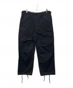 nanamicaナナミカ）の古着「WIDE STRAIGHT CUT CARGO PANTS」｜ブラック
