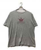 stussyステューシー）の古着「90ｓクラウンTEE」｜グレー