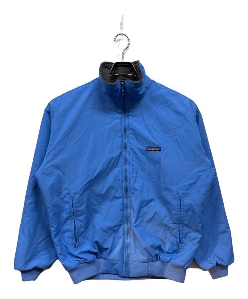 Patagonia（パタゴニア）Patagonia (パタゴニア) 80s シェルドシンチラフリースジャケット ブルー×グレー サイズ:キッズ 12の古着・服飾アイテム