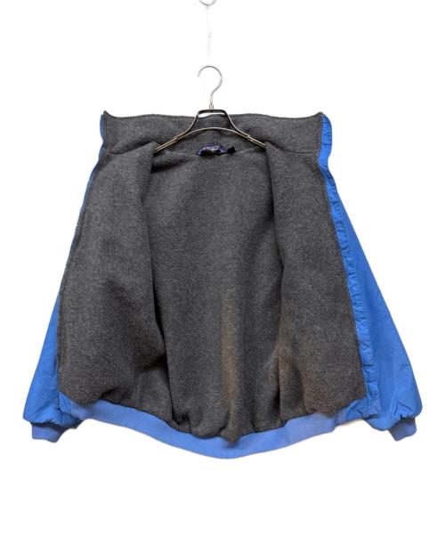Patagonia（パタゴニア）Patagonia (パタゴニア) 80s シェルドシンチラフリースジャケット ブルー×グレー サイズ:キッズ 12の古着・服飾アイテム