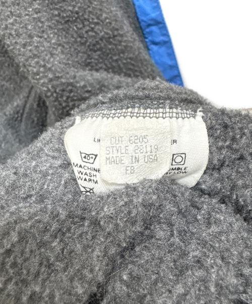 Patagonia（パタゴニア）Patagonia (パタゴニア) 80s シェルドシンチラフリースジャケット ブルー×グレー サイズ:キッズ 12の古着・服飾アイテム