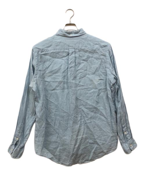 POLO RALPH LAUREN（ポロ・ラルフローレン）POLO RALPH LAUREN (ポロ・ラルフローレン) リネンボタンダウンシャツ ブルー サイズ:Lの古着・服飾アイテム