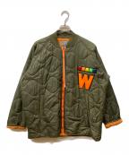 W.&L.T.ウォルト）の古着「キルティングジャケット」｜カーキ