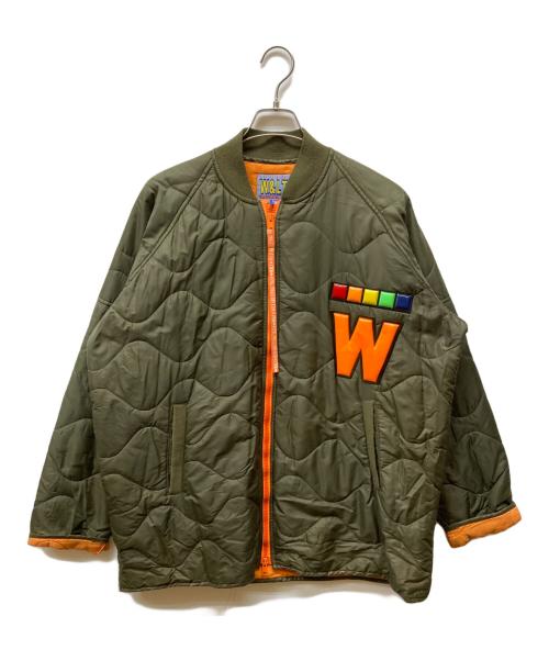 W.&L.T.（ウォルト）W.&L.T. (ウォルト) キルティングジャケット カーキ サイズ:Lの古着・服飾アイテム