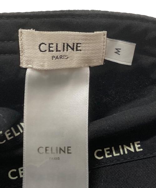 CELINE（セリーヌ）CELINE (セリーヌ) ベースボールキャップ ブラック サイズ:Mの古着・服飾アイテム