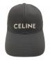 CELINE (セリーヌ) ベースボールキャップ ブラック サイズ:M：35000円