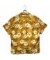 pataloha (パタロハ) ハイビスカス柄アロハシャツ オレンジ サイズ:M：10000円