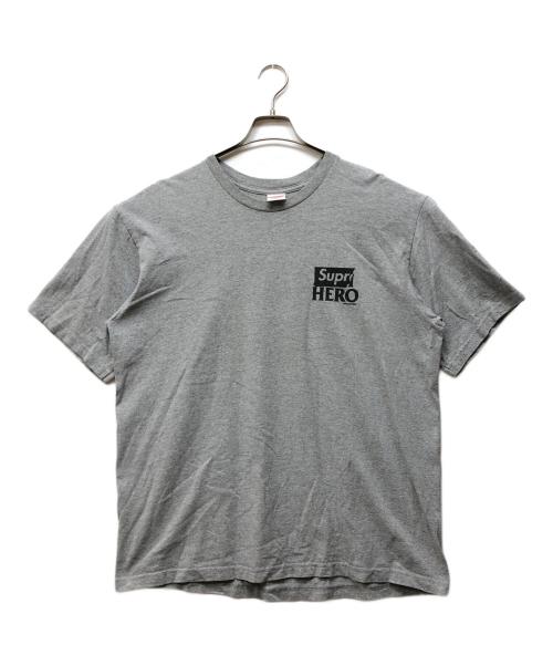 SUPREME（シュプリーム）SUPREME (シュプリーム) ANTIHERO (アンタイヒーロー) ロゴカットソー グレー サイズ:XLの古着・服飾アイテム