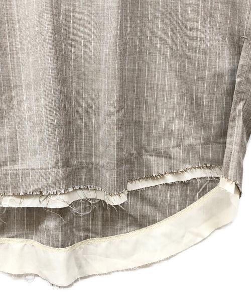 Knuth Marf（クヌースマーフ）knuth marf (クヌースマーフ) スキッパーシャツ ブラウン サイズ:Sの古着・服飾アイテム