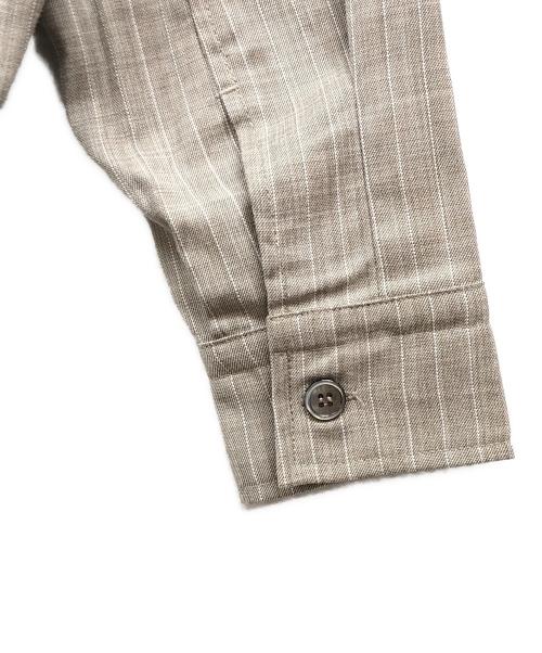 Knuth Marf（クヌースマーフ）knuth marf (クヌースマーフ) スキッパーシャツ ブラウン サイズ:Sの古着・服飾アイテム