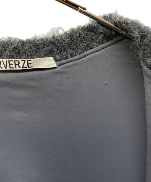 PERVERZE（パーバーズ）PERVERZE (パーバーズ) シャギーカーディガン グレー サイズ:Fの古着・服飾アイテム