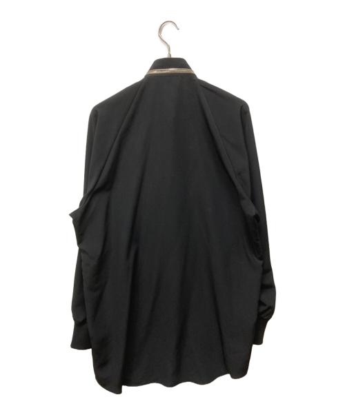 ACUOD by CHANU（アクオド バイ チャヌ）ACUOD by CHANU (アクオド バイ チャヌ) デザインシャツワンピース ブラック サイズ:FREEの古着・服飾アイテム