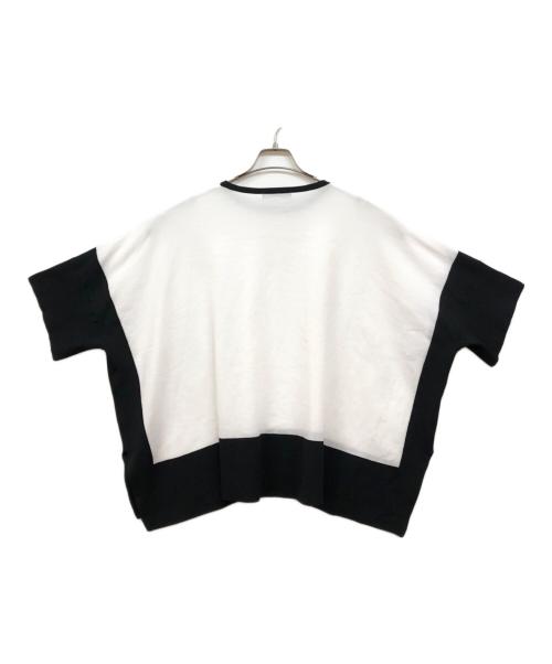 lelill（レリル）lelill (レリル) ハイテクバイカラーケープ ホワイト サイズ:38の古着・服飾アイテム