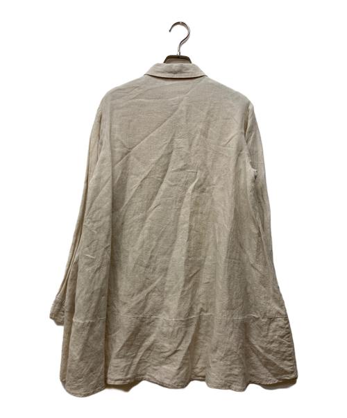 Pal'las Palace（パラスパレス）PAL'LAS PALACE (パラスパレス) リネンシャツ ベージュ サイズ:Fの古着・服飾アイテム