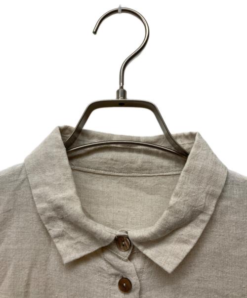 Pal'las Palace（パラスパレス）PAL'LAS PALACE (パラスパレス) リネンシャツ ベージュ サイズ:Fの古着・服飾アイテム