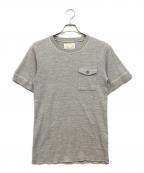 SUGAR CANEシュガーケーン）の古着「F.ROMANCE S/S POCKET T-SHIRT」｜グレー