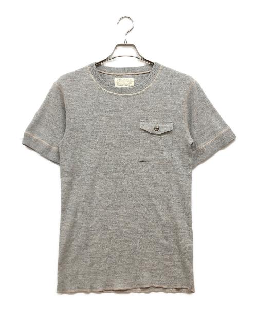 SUGAR CANE（シュガーケーン）SUGAR CANE (シュガーケーン) F.ROMANCE S/S POCKET T-SHIRT グレー サイズ:Lの古着・服飾アイテム