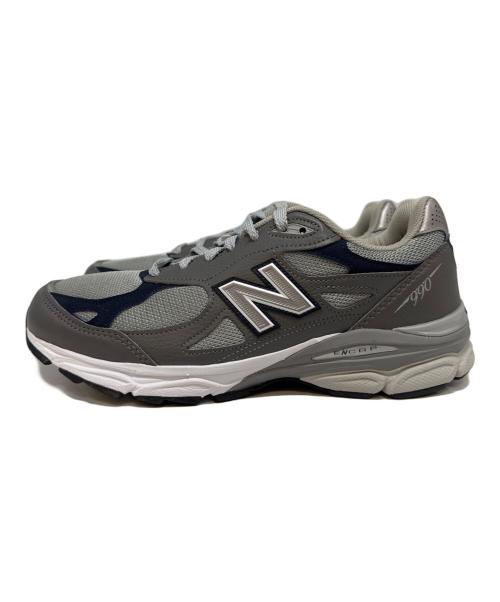 NEW BALANCE（ニューバランス）NEW BALANCE (ニューバランス) 990V3 ローカットスニーカー グレー サイズ:28 未使用品の古着・服飾アイテム