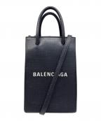 BALENCIAGAバレンシアガ）の古着「SHOPPING PHONE HOLDER」｜ブラック