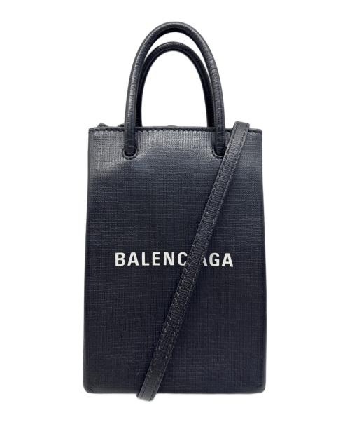 BALENCIAGA（バレンシアガ）BALENCIAGA (バレンシアガ) SHOPPING PHONE HOLDER ブラックの古着・服飾アイテム