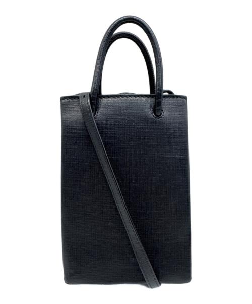 BALENCIAGA（バレンシアガ）BALENCIAGA (バレンシアガ) SHOPPING PHONE HOLDER ブラックの古着・服飾アイテム