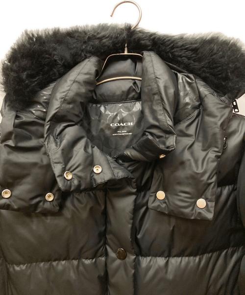 COACH（コーチ）COACH (コーチ) ダウンコート ブラック サイズ:Sの古着・服飾アイテム