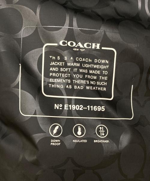 COACH（コーチ）COACH (コーチ) ダウンコート ブラック サイズ:Sの古着・服飾アイテム
