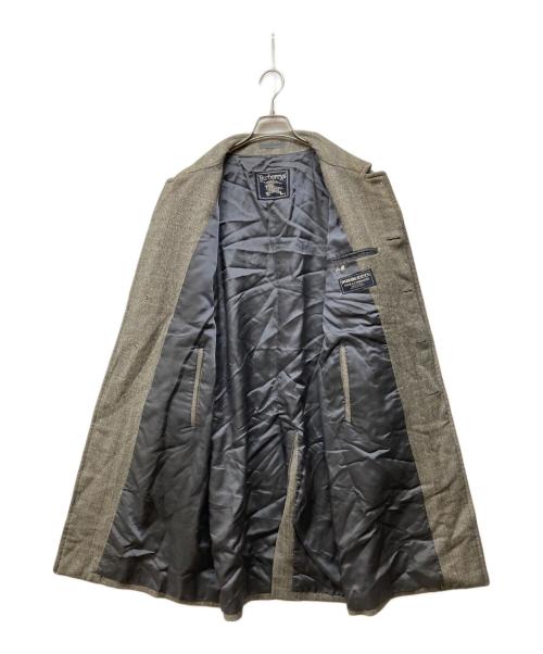 Burberry's（バーバリー）Burberry's (バーバリー) ウールカシミヤ ヘリンボーンステンカラーコート グレー サイズ:90-165の古着・服飾アイテム