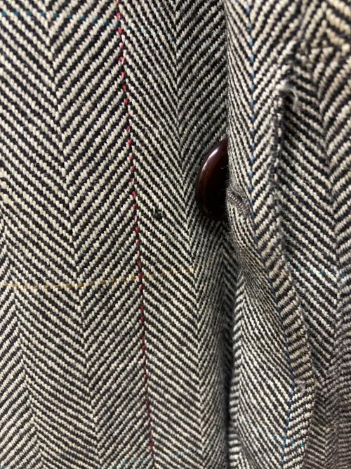 Burberry's（バーバリー）Burberry's (バーバリー) ウールカシミヤ ヘリンボーンステンカラーコート グレー サイズ:90-165の古着・服飾アイテム