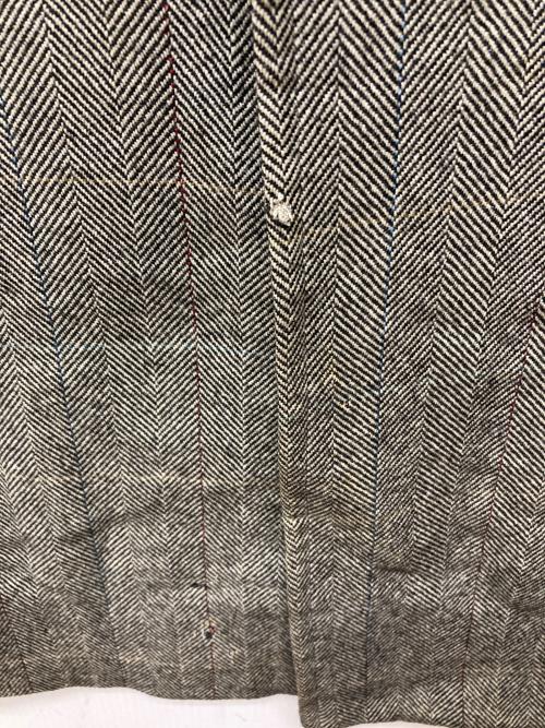 Burberry's（バーバリー）Burberry's (バーバリー) ウールカシミヤ ヘリンボーンステンカラーコート グレー サイズ:90-165の古着・服飾アイテム