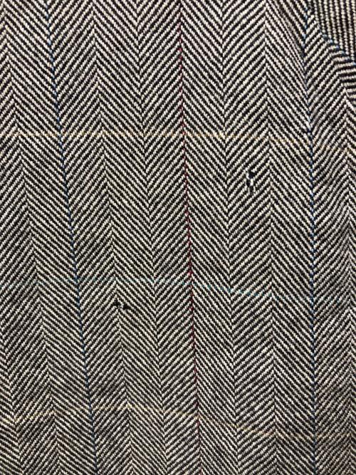 Burberry's（バーバリー）Burberry's (バーバリー) ウールカシミヤ ヘリンボーンステンカラーコート グレー サイズ:90-165の古着・服飾アイテム