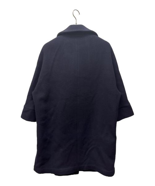ticca（ティッカ）TICCA (ティッカ) ウール テントコート ネイビー サイズ:FREEの古着・服飾アイテム