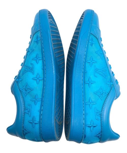 LOUIS VUITTON（ルイ ヴィトン）LOUIS VUITTON (ルイ ヴィトン) ルクセンブルグラインモノグラムスニーカー ブルー サイズ:6の古着・服飾アイテム