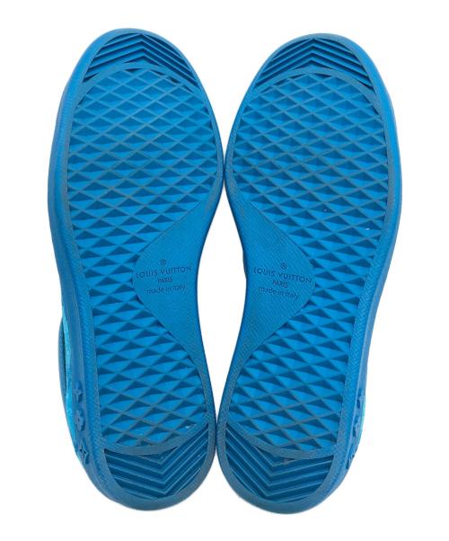 LOUIS VUITTON（ルイ ヴィトン）LOUIS VUITTON (ルイ ヴィトン) ルクセンブルグラインモノグラムスニーカー ブルー サイズ:6の古着・服飾アイテム