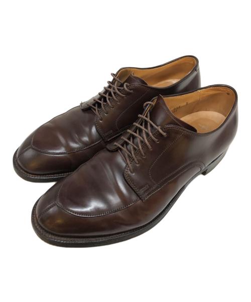 Alden（オールデン）ALDEN (オールデン) Vチップ コードバン アルガンコンオックスフォード レザーシューズ ブラウン サイズ:8の古着・服飾アイテム