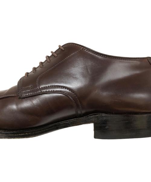 Alden（オールデン）ALDEN (オールデン) Vチップ コードバン アルガンコンオックスフォード レザーシューズ ブラウン サイズ:8の古着・服飾アイテム