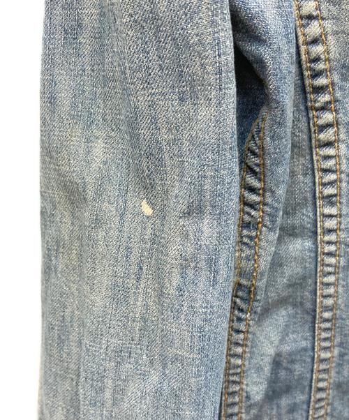 DOLCE & GABBANA（ドルチェ＆ガッバーナ）DOLCE & GABBANA (ドルチェ＆ガッバーナ) デニムライダースジャケット インディゴ サイズ:size 42の古着・服飾アイテム