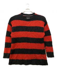 NUMBER (N)INE（ナンバーナイン）の古着「復刻 ボーダーニット」｜レッド×ブラック