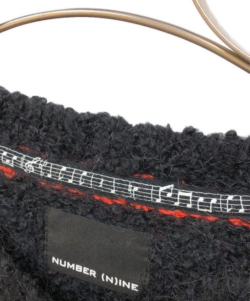 NUMBER (N)INE（ナンバーナイン）NUMBER (N)INE (ナンバーナイン) 復刻 ボーダーニット レッド×ブラック サイズ:4の古着・服飾アイテム
